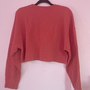 Pink Crop Top Sweater